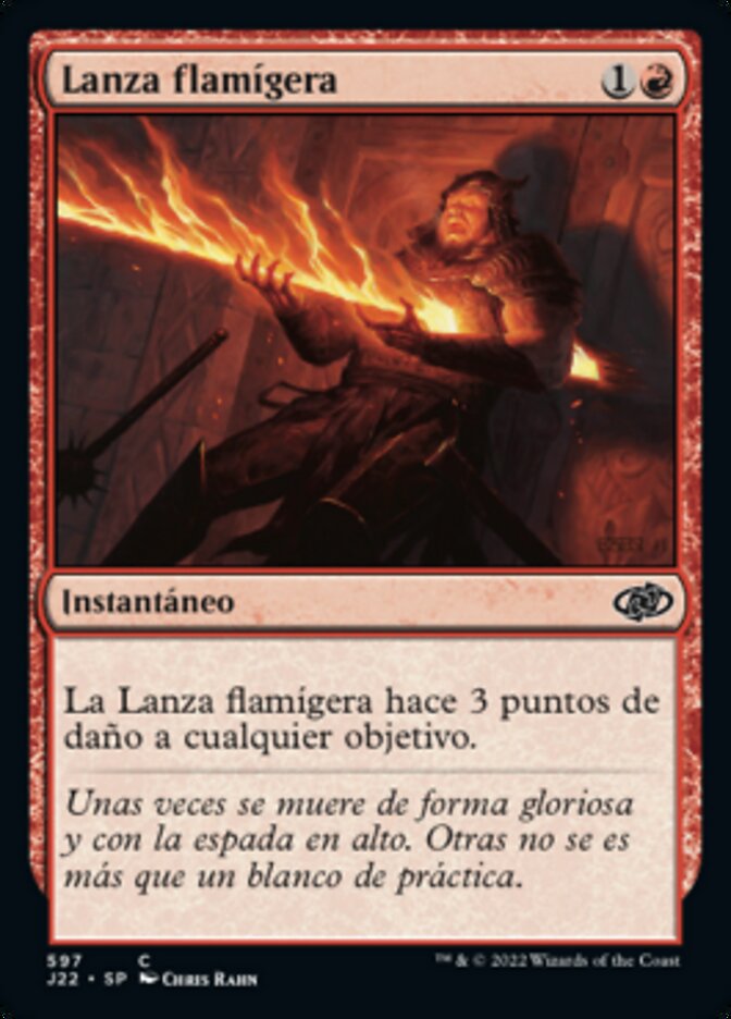 Lanza flamígera