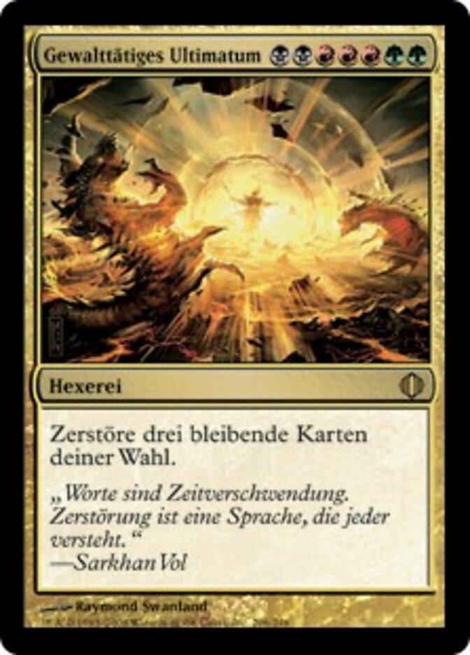Gewalttätiges Ultimatum