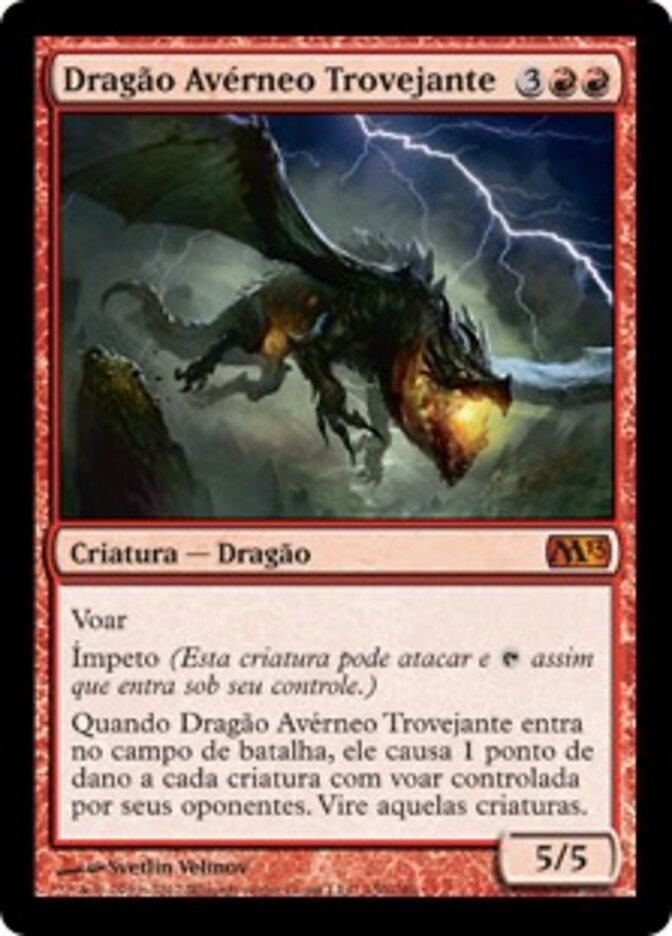 Dragão Avérneo Trovejante