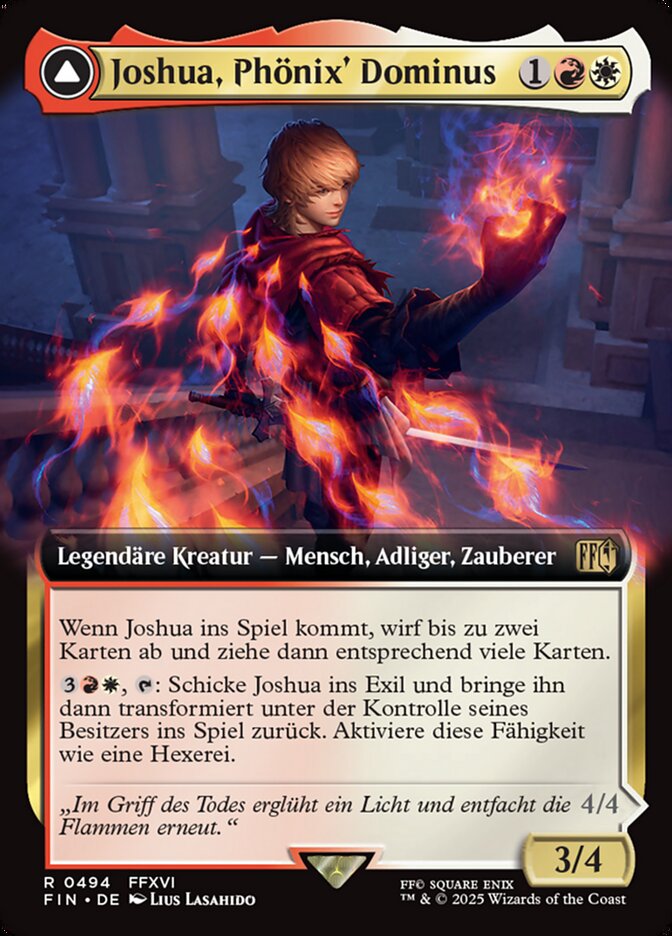 Joshua, Phoenix's Dominant // Phoenix, Warden of Fire