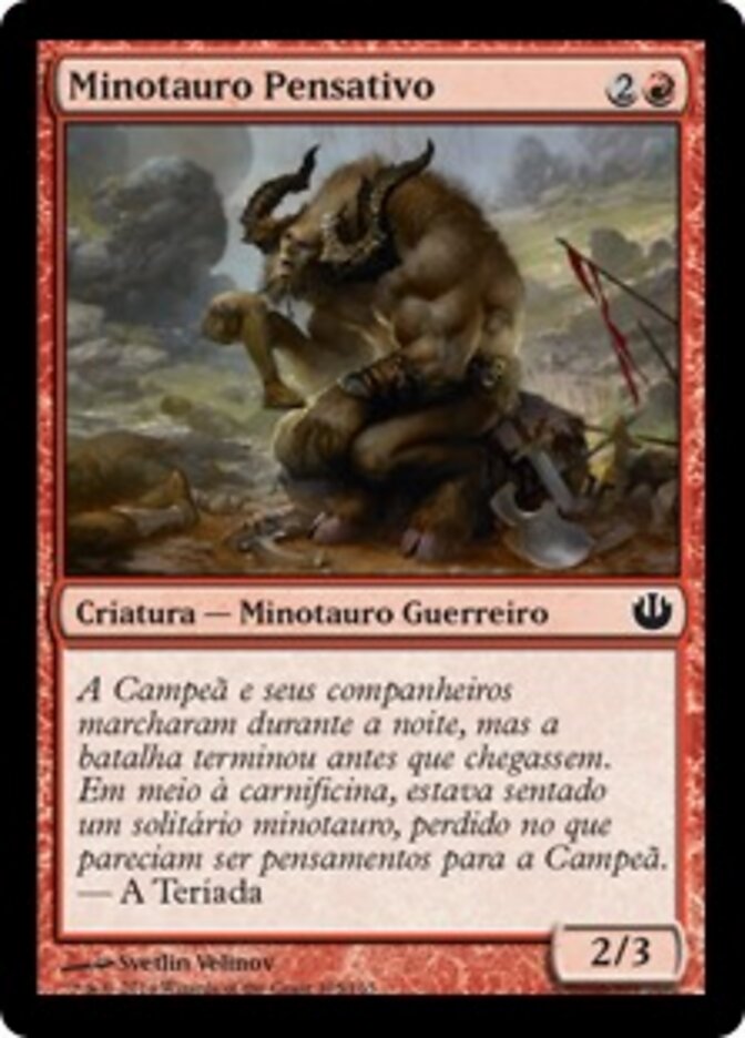 Minotauro Pensativo