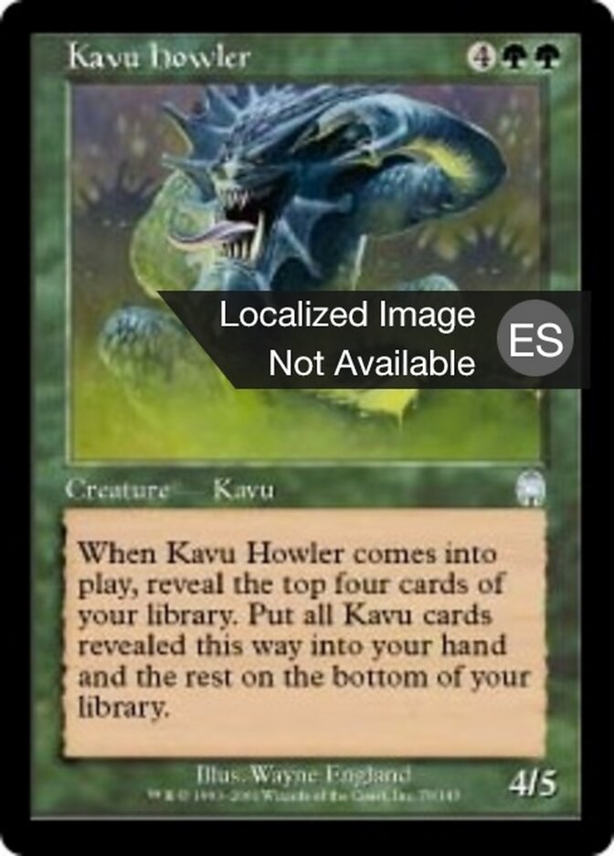 Kavu aullador