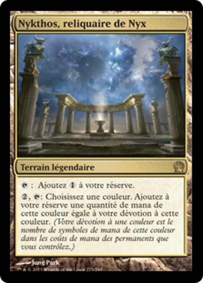 Nykthos, reliquaire de Nyx
