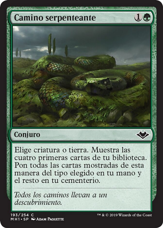 Camino serpenteante
