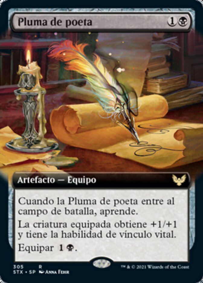 Pluma de poeta