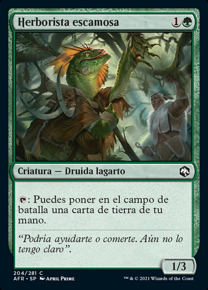 Herborista escamosa
