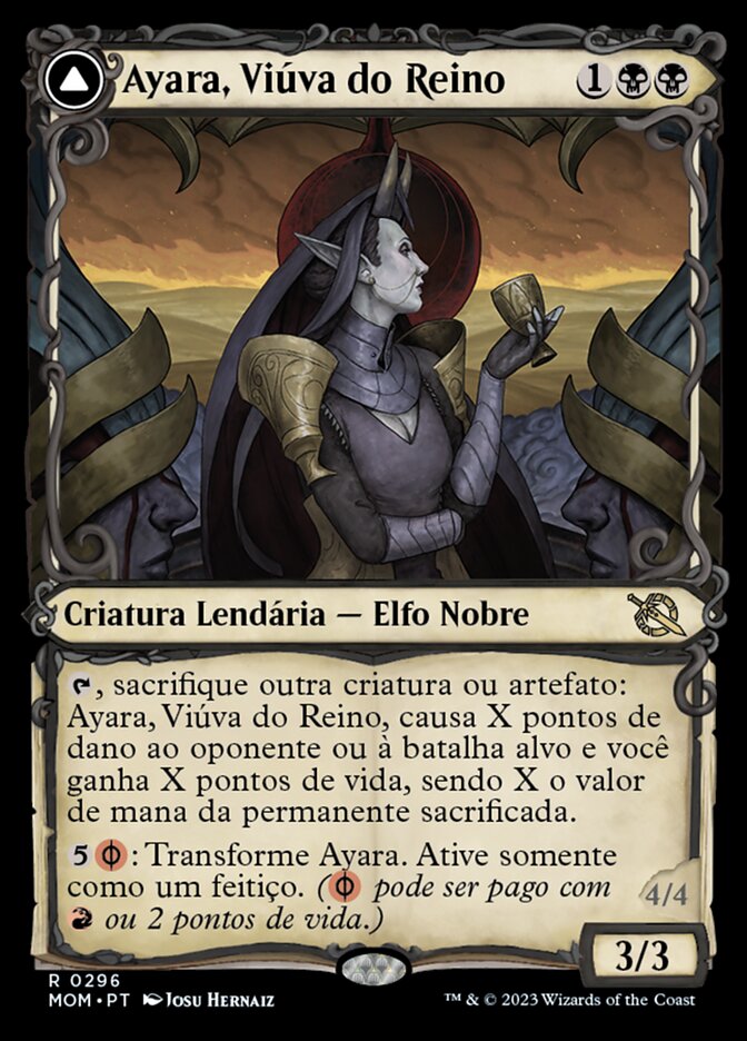 Ayara, Widow of the Realm // Ayara, Furnace Queen