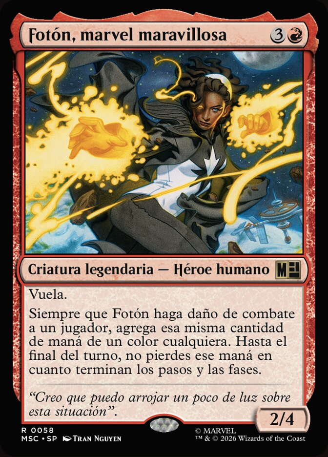Fotón, marvel maravillosa