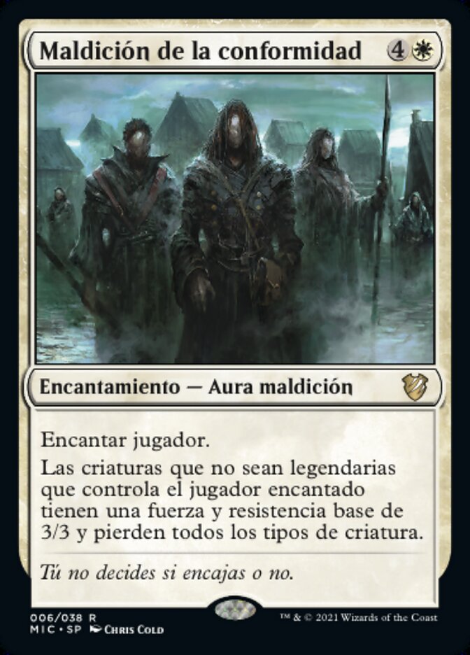 Maldición de la conformidad