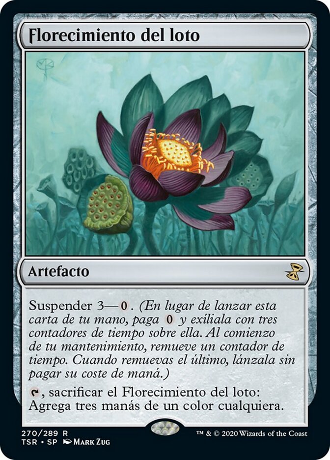 Florecimiento del loto
