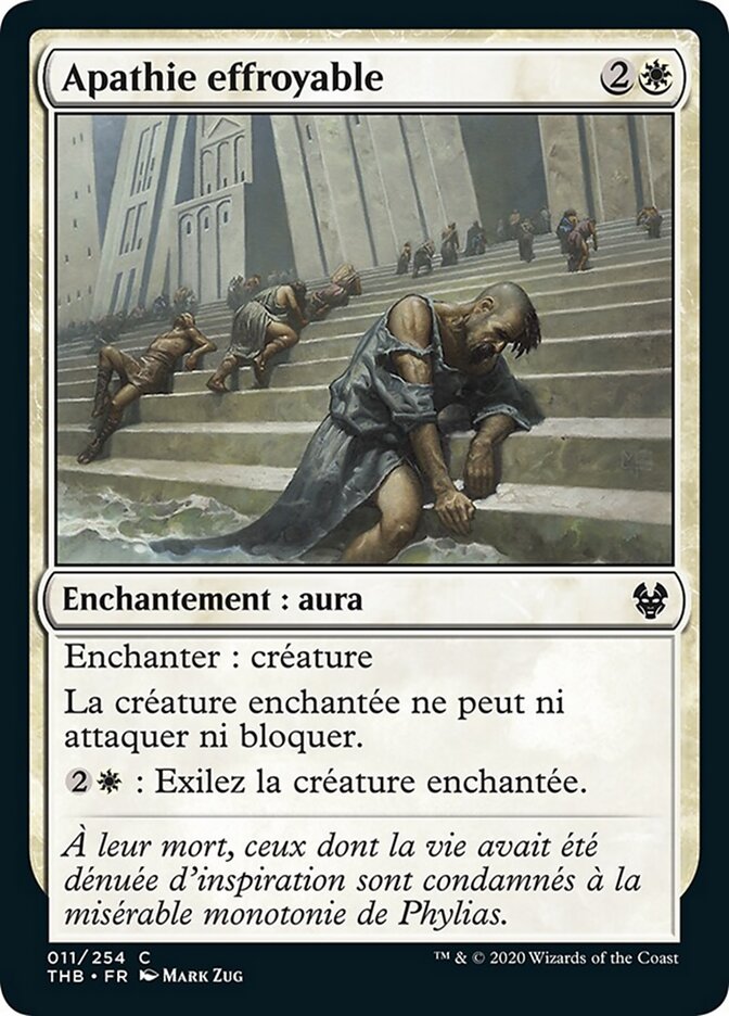 Apathie effroyable