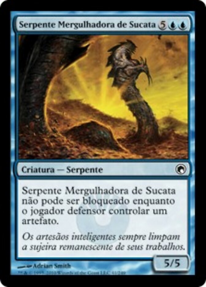 Serpente Mergulhadora de Sucata