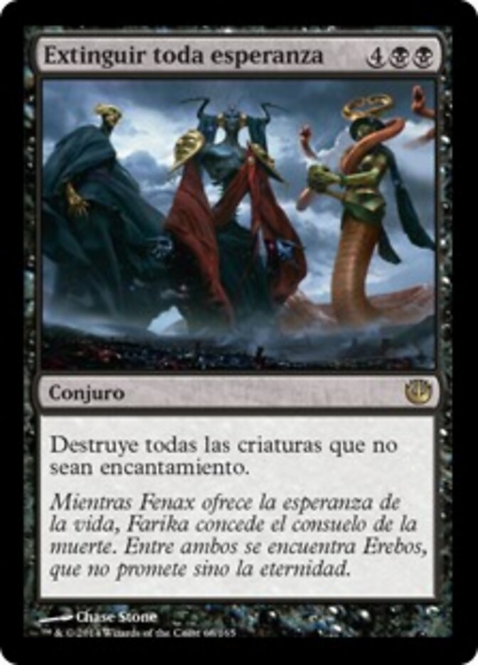 Extinguir toda esperanza
