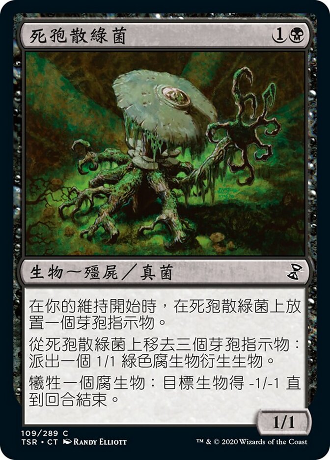 死孢散綠菌