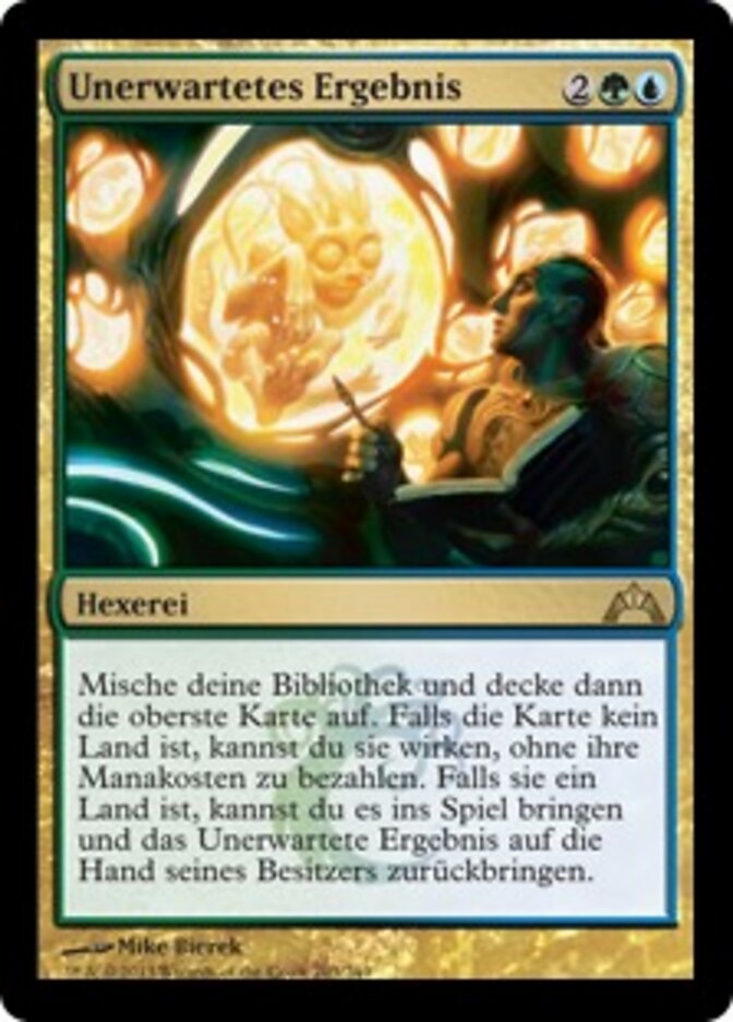 Unerwartetes Ergebnis