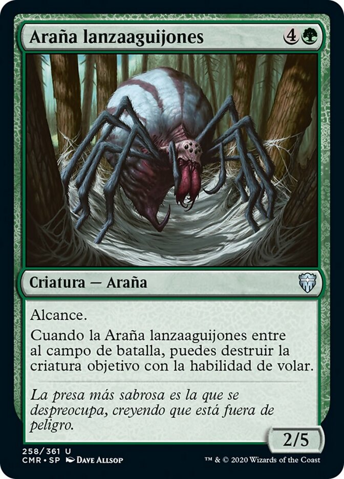 Araña lanzaaguijones