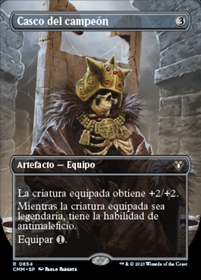 Casco del campeón
