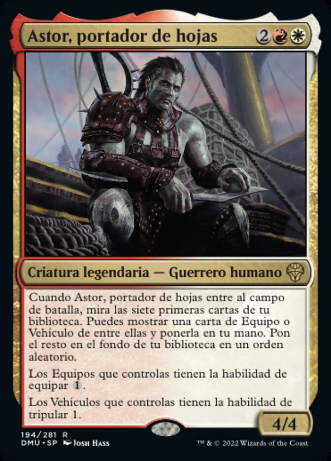 Astor, portador de hojas