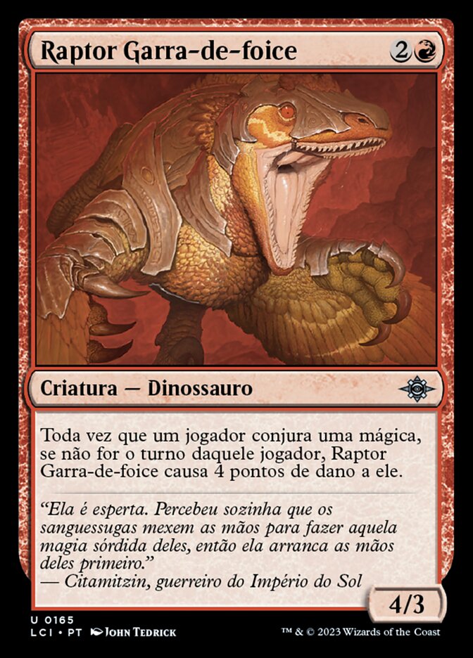 Raptor Garra-de-foice
