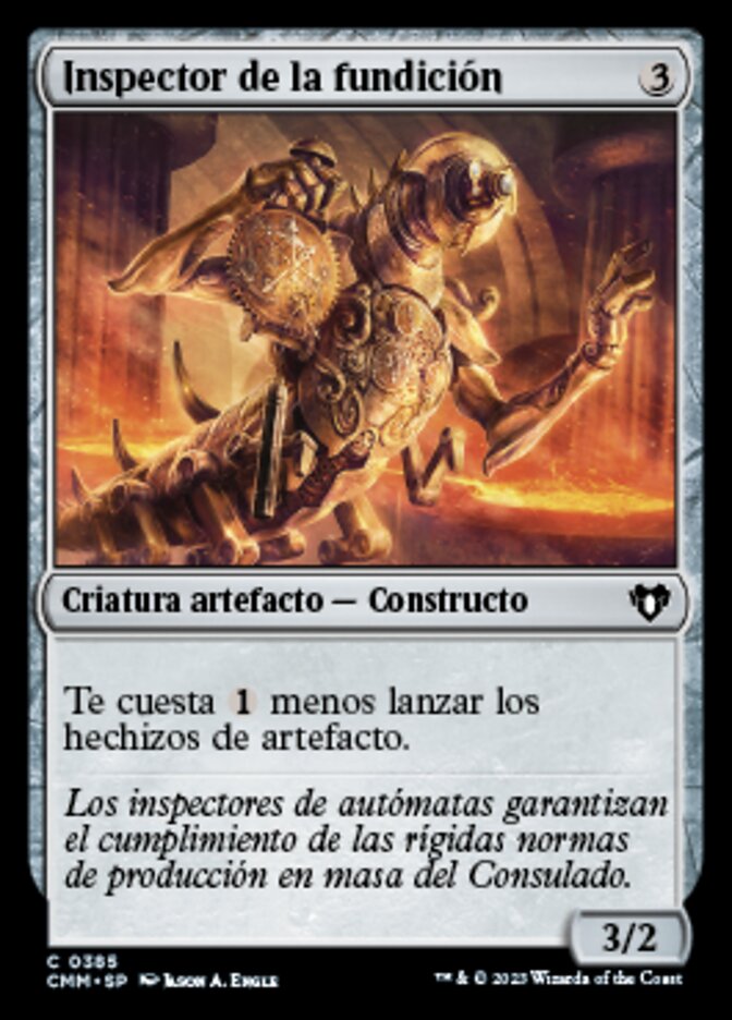 Inspector de la fundición