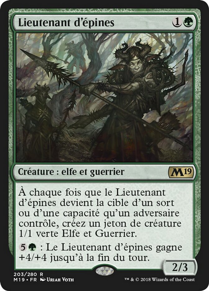 Lieutenant d'épines