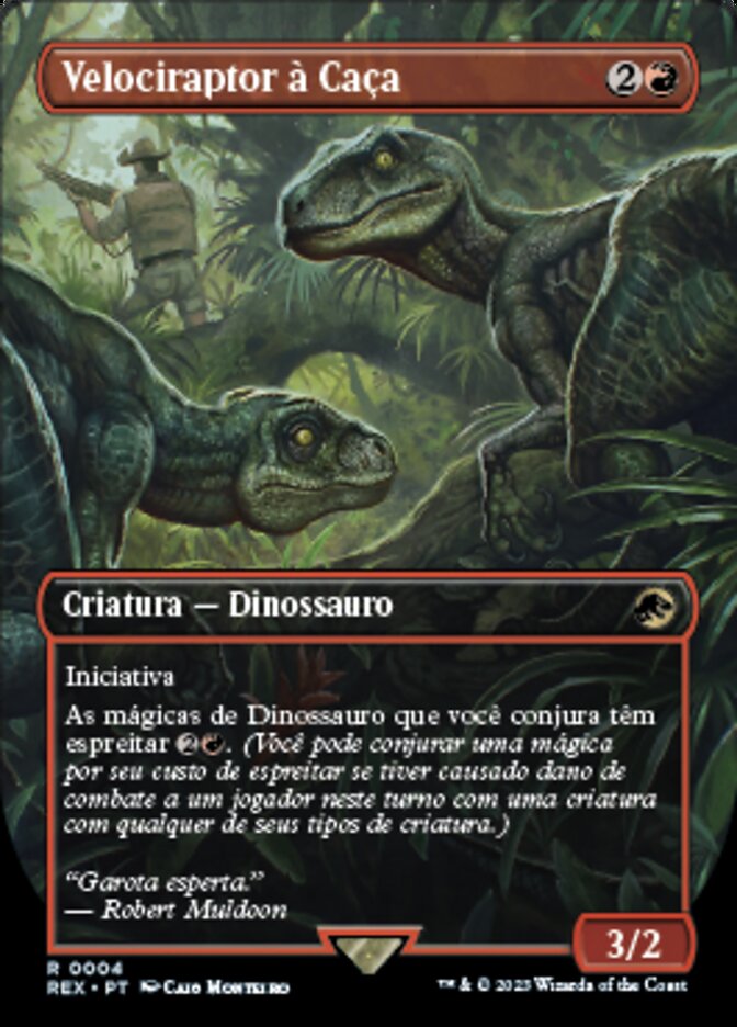 Velociraptor à Caça