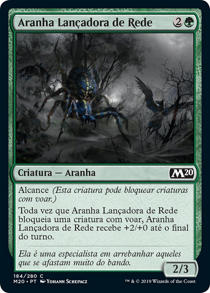 Aranha Lançadora de Rede