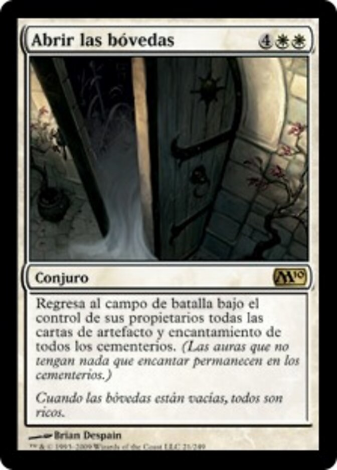 Abrir las bóvedas
