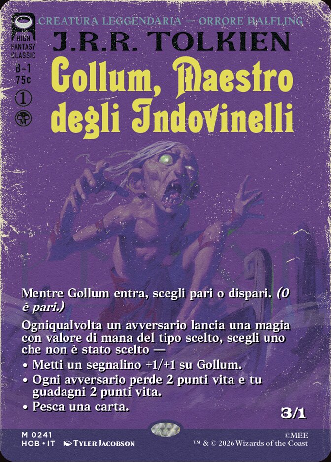 Gollum, Maestro degli Indovinelli