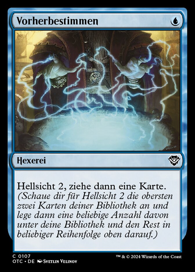 Vorherbestimmen