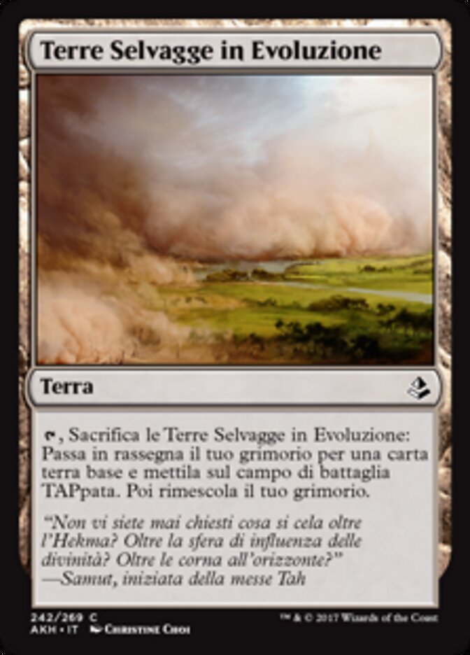 Terre Selvagge in Evoluzione