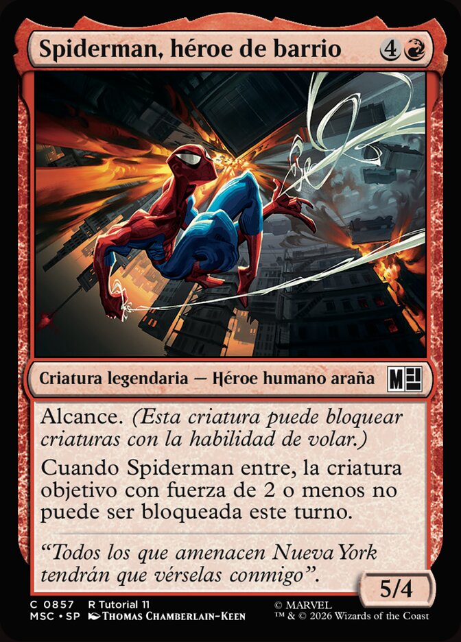 Spiderman, héroe de barrio