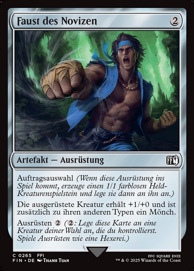 Faust des Novizen