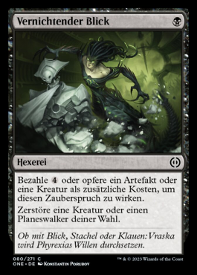 Vernichtender Blick