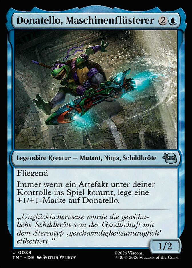 Donatello, Maschinenflüsterer