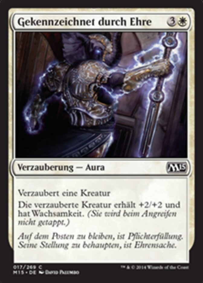 Gekennzeichnet durch Ehre