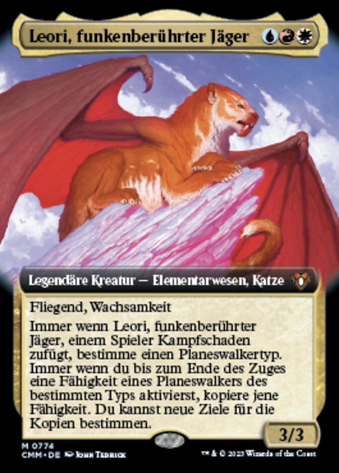 Leori, funkenberührter Jäger