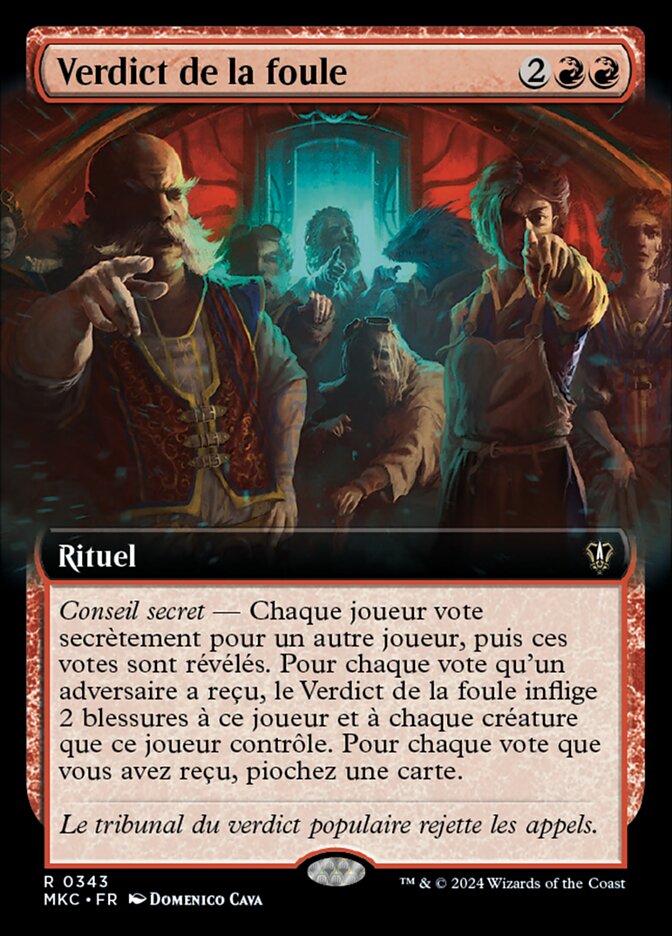 Verdict de la foule