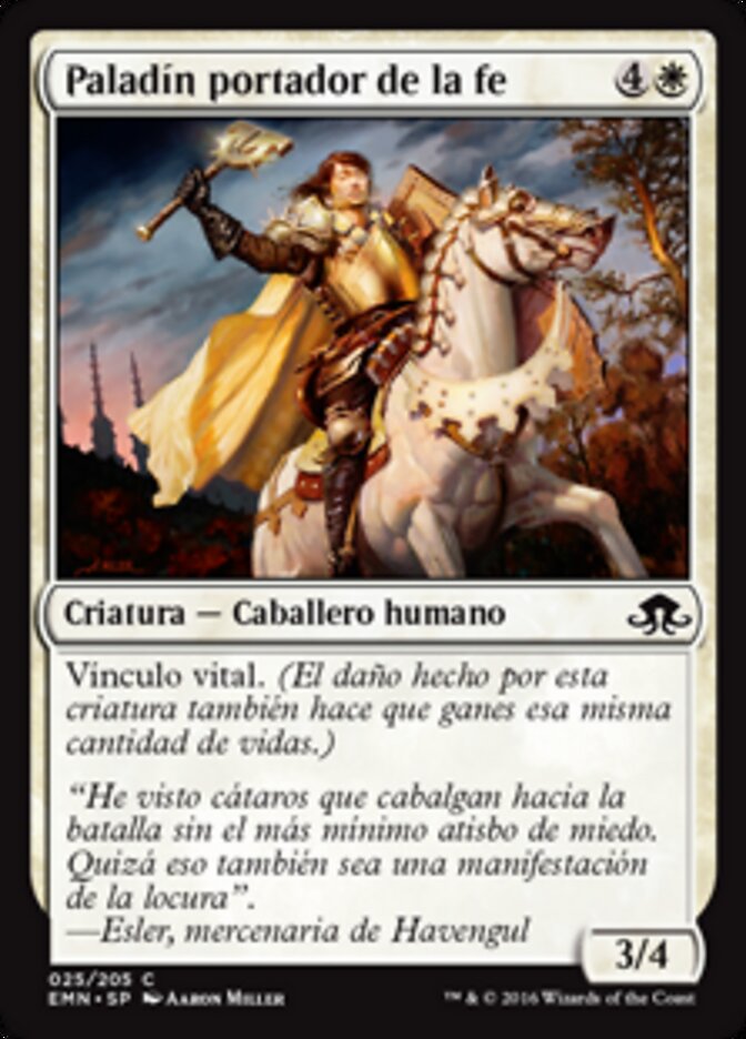 Paladín portador de la fe
