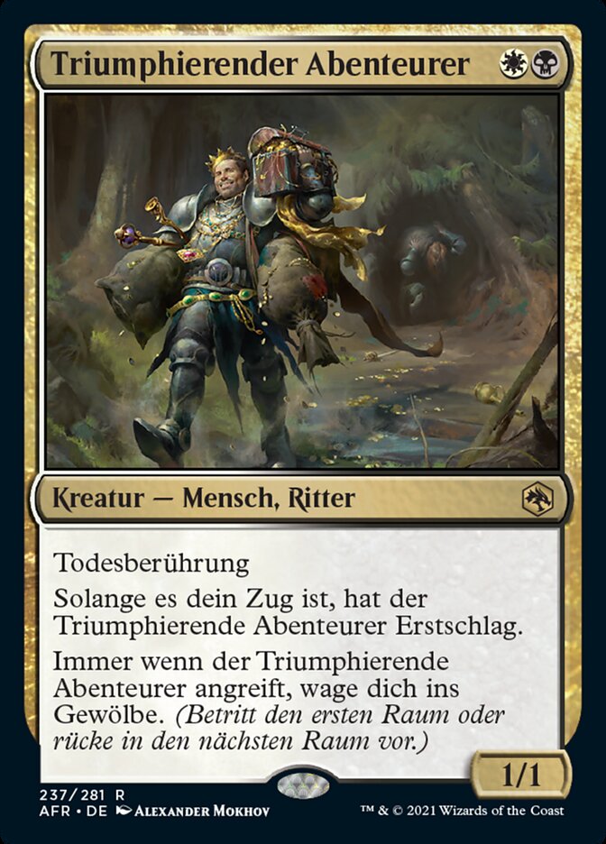 Triumphierender Abenteurer