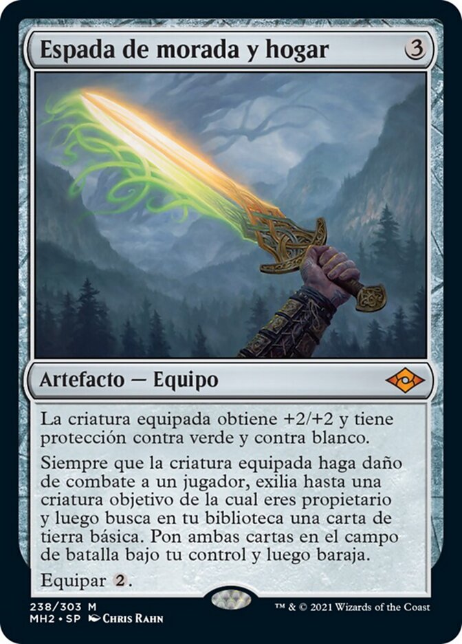 Espada de morada y hogar