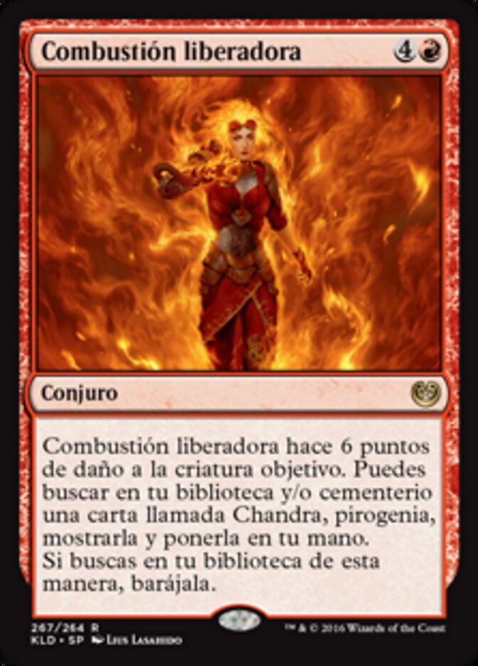 Combustión liberadora