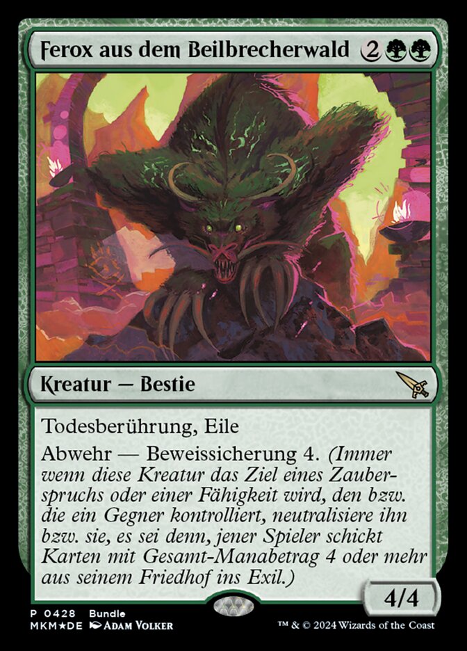 Ferox aus dem Beilbrecherwald