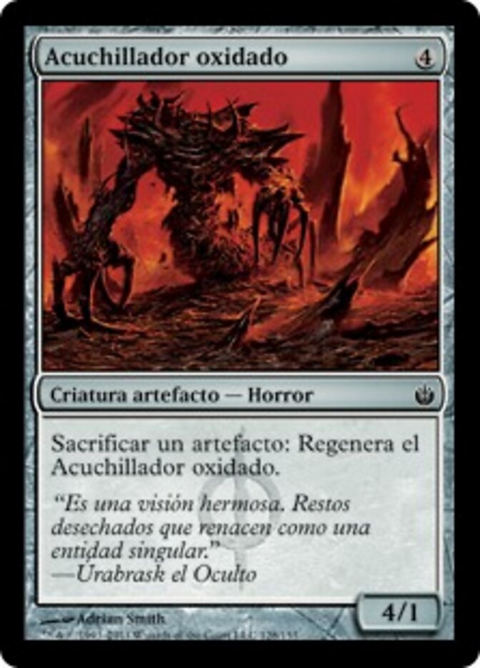 Acuchillador oxidado