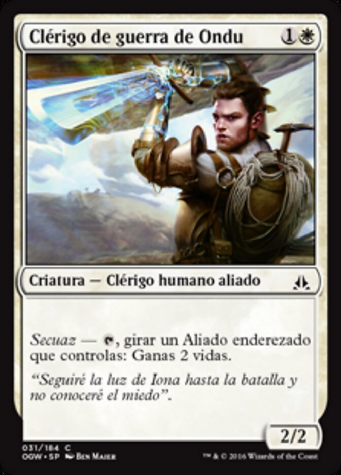 Clérigo de guerra de Ondu