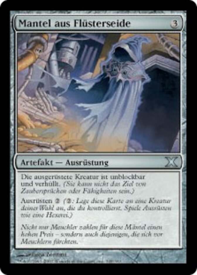Mantel aus Flüsterseide