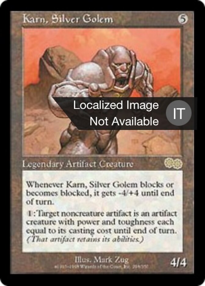 Karn, Golem d'Argento