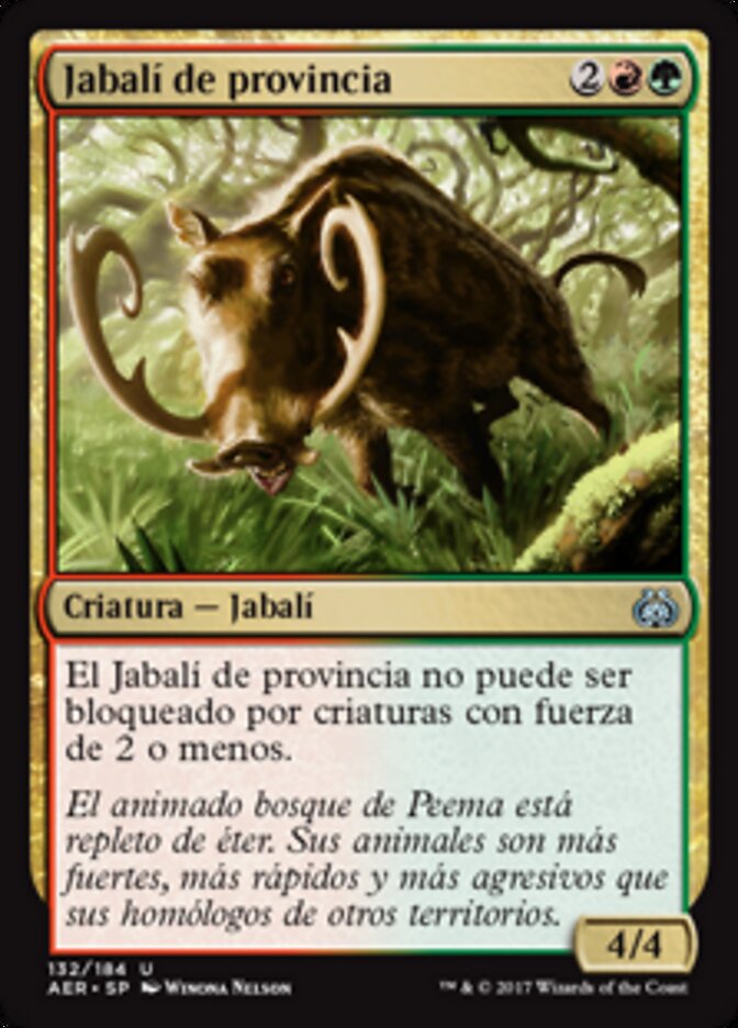 Jabalí de provincia