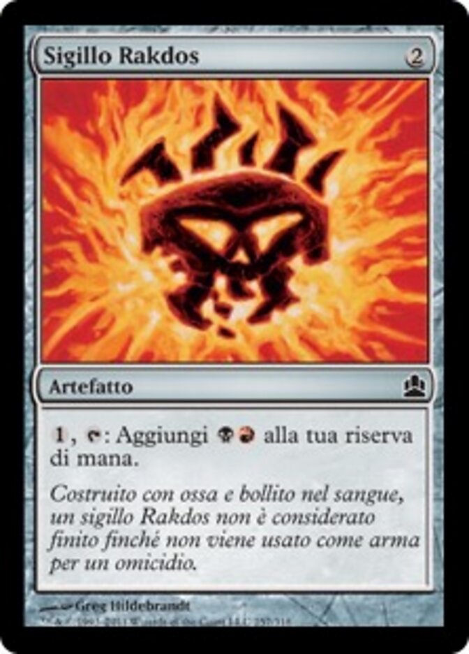 Sigillo Rakdos