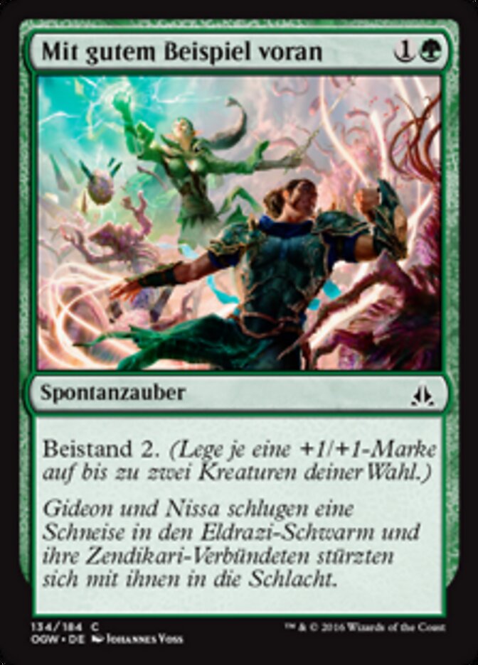 Mit gutem Beispiel voran